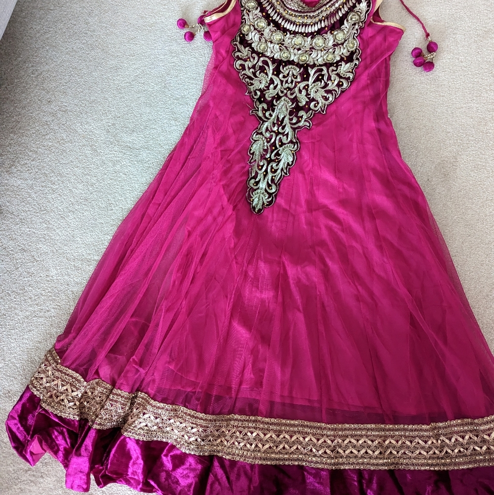 Pink Anarkali Suit